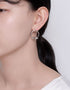 Ribbon Knot Hoop Stud Earrings for Everyday Beauty